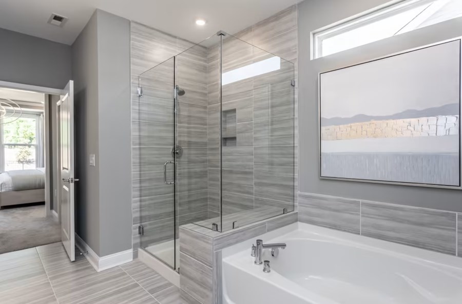 The Haven by Pulte at Riverlights, Prestige floor plan owners bath
