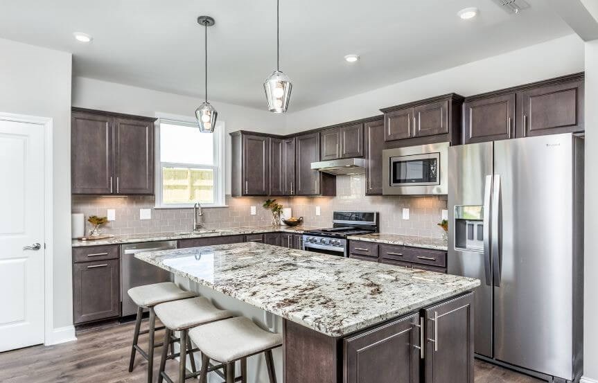 Pulte at The Haven, Compass floor plan kitchen