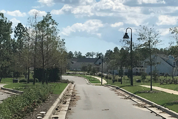 Image of damage from Hurrican Florence