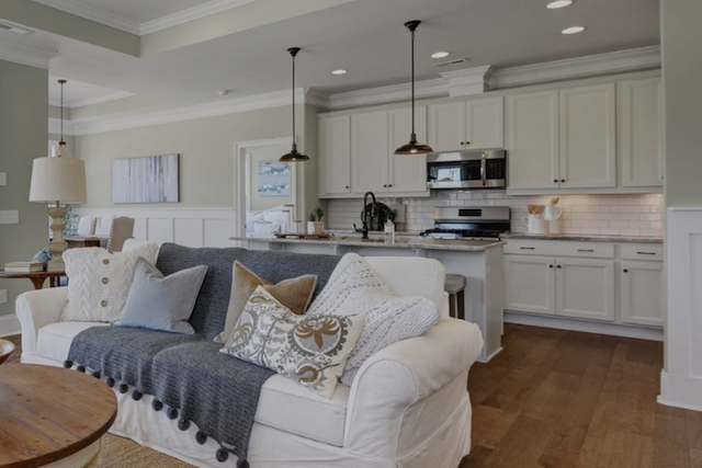 Open concept in Legacy model home in Riverlights.