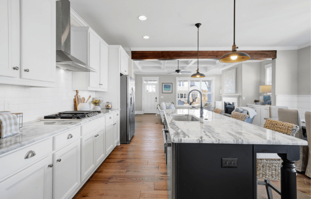 The Jonesy Kitchen by H&H Homes in Riverlights Wilmington, NC
