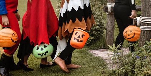 Kids trick or treat buckets