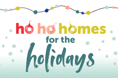 Ho, ho, ho for the holidays banner