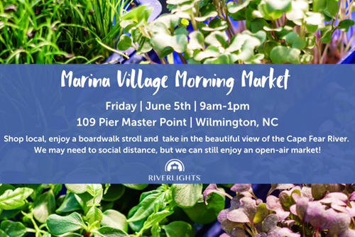 Marina Village Moring Market sign