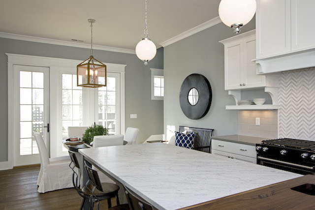 The Tangier Model Home Kitchen in Riverlights Wilmington, NC