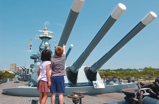 Battleship tour, Wilmington NC