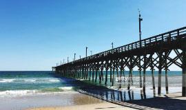 pier along carolina beach