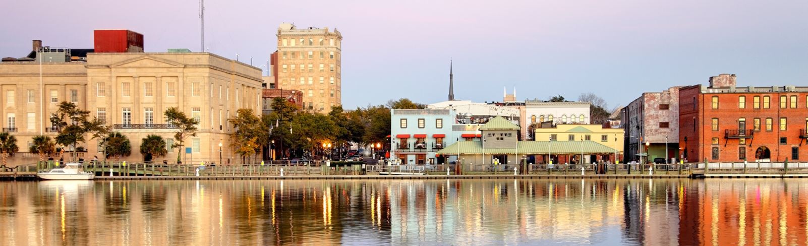 View of downtown Wilmington, NC.