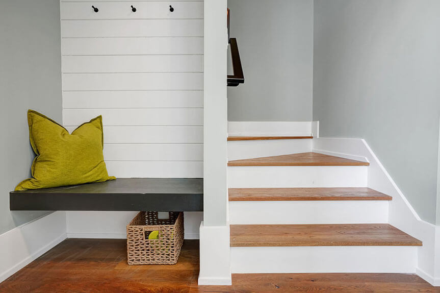 Mudroom area of Thom's Creek River House, Riverlights.