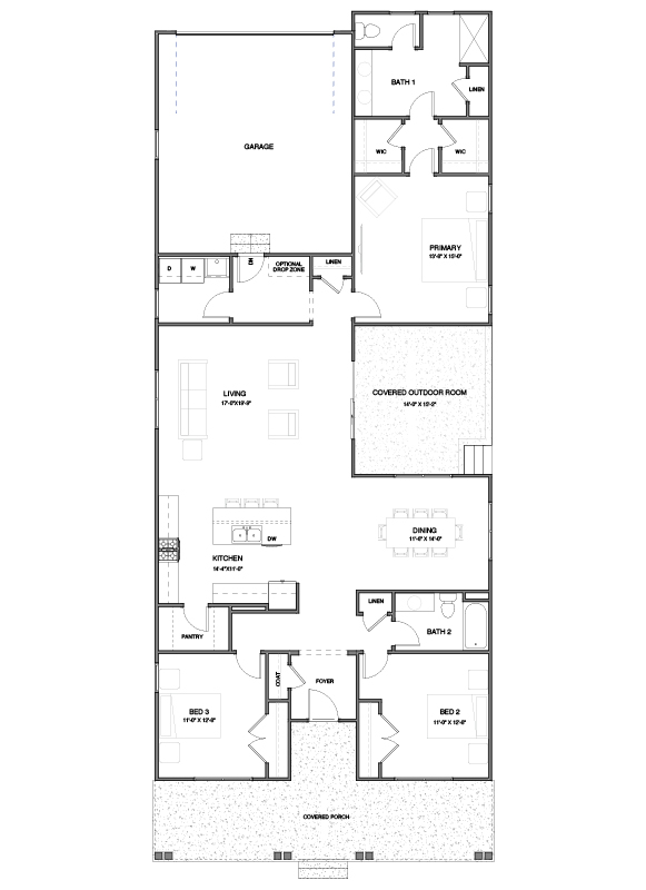 Durham Floor Plan New Leaf