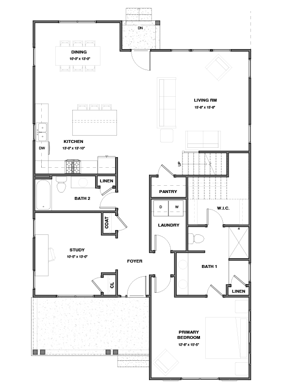 New Leaf Gates First Floor Floorplan