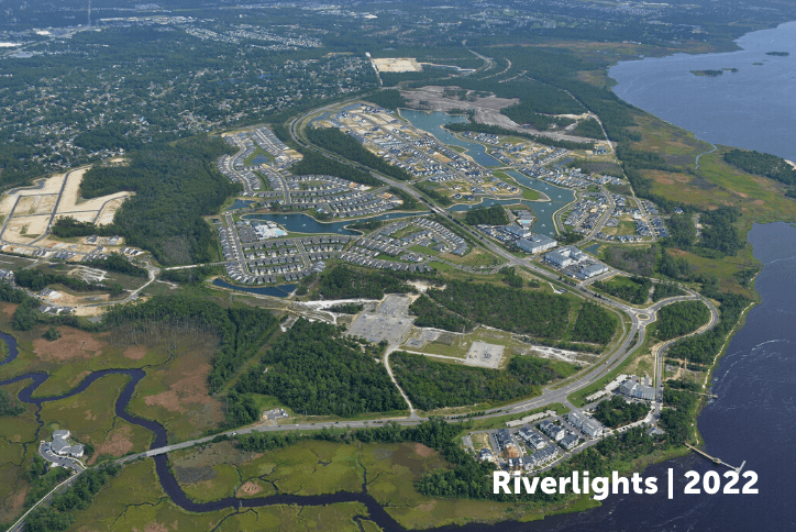Aerial view of Riverlights
