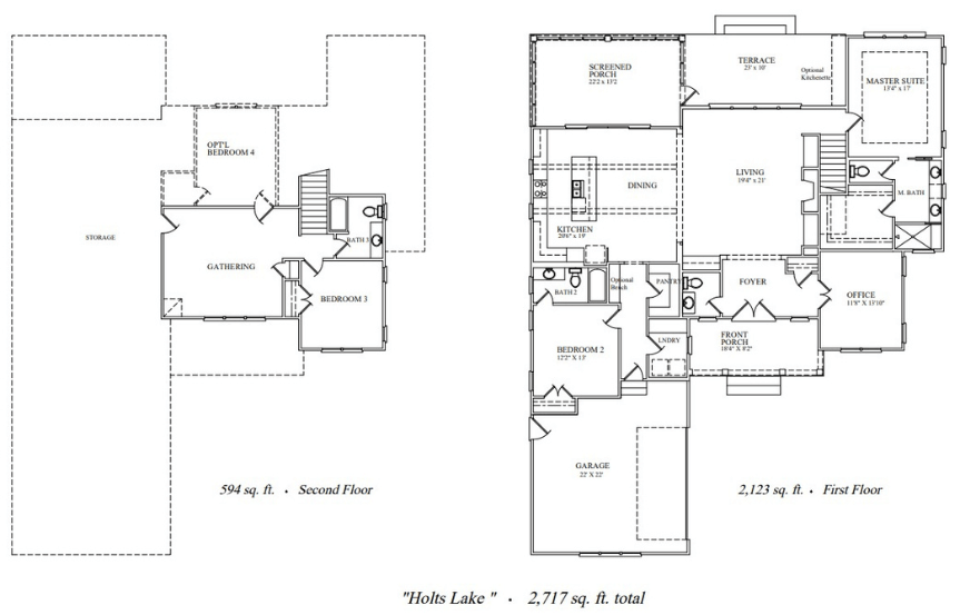 Holts Lake floor plan