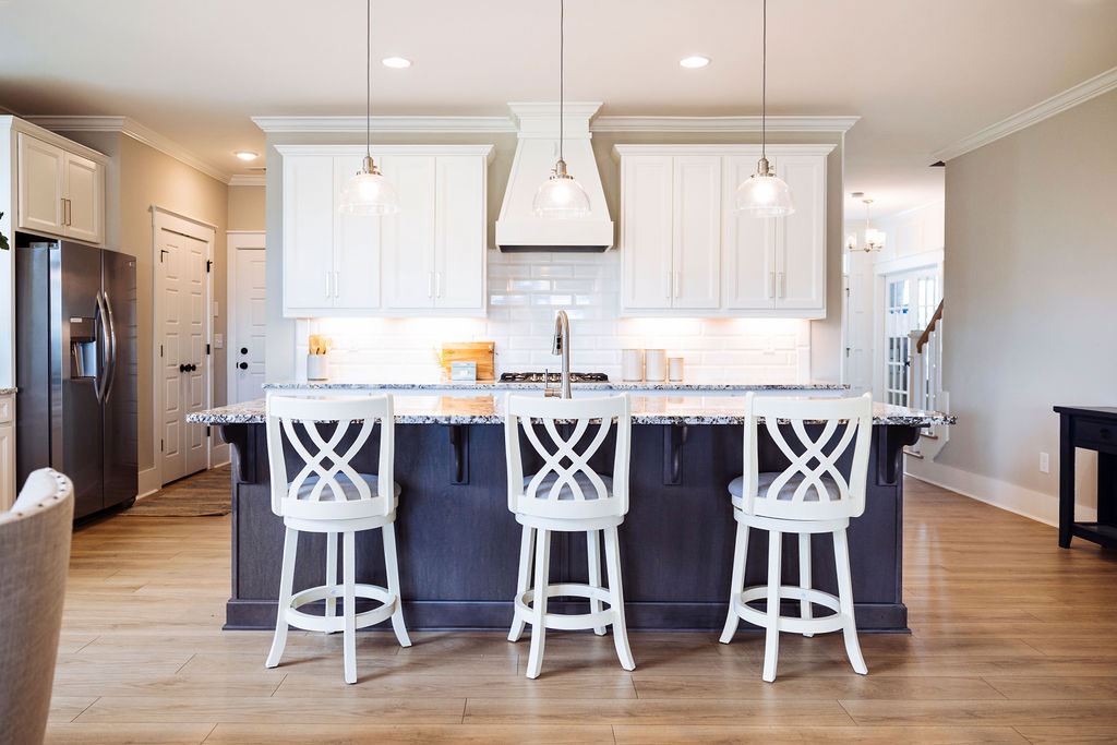 Model home kitchen in Riverlights