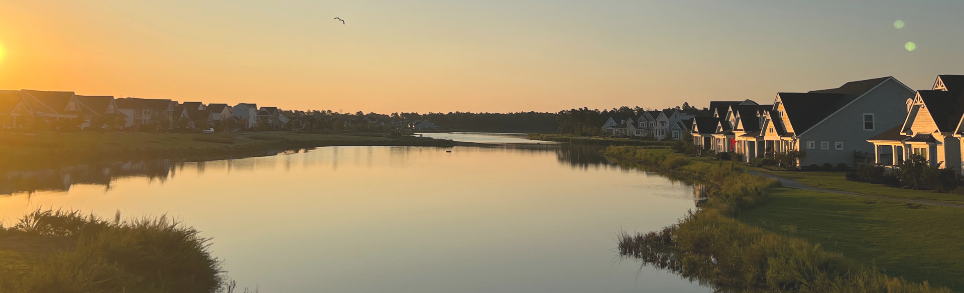 Riverlights New Home Community Sunset in Wilmington NC