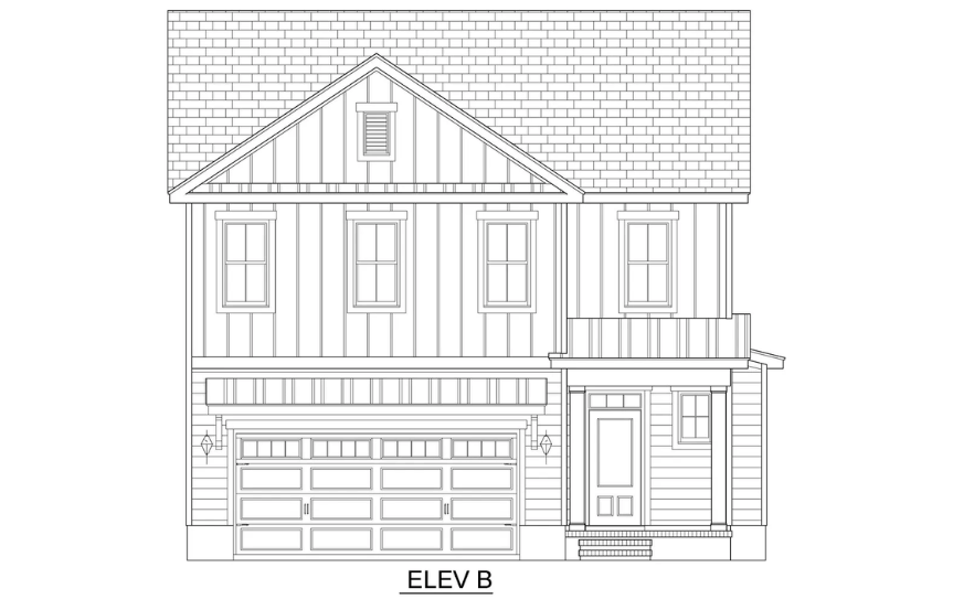 compass model elevation b