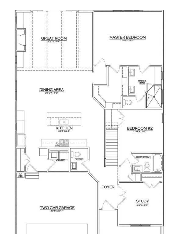 Riverlights, Wilmington Cypress First Floor