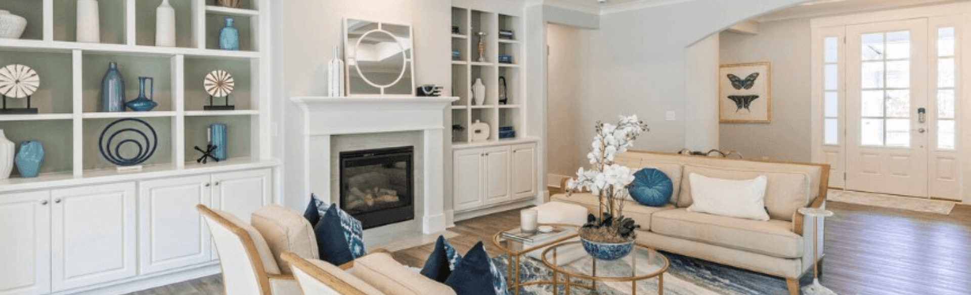 Interior model home within the Riverlights community in Wilmington, NC