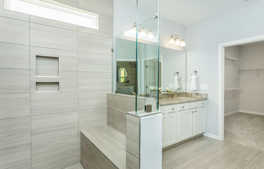 The Haven by Pulte at Riverlights, Mainstay floor plan shower