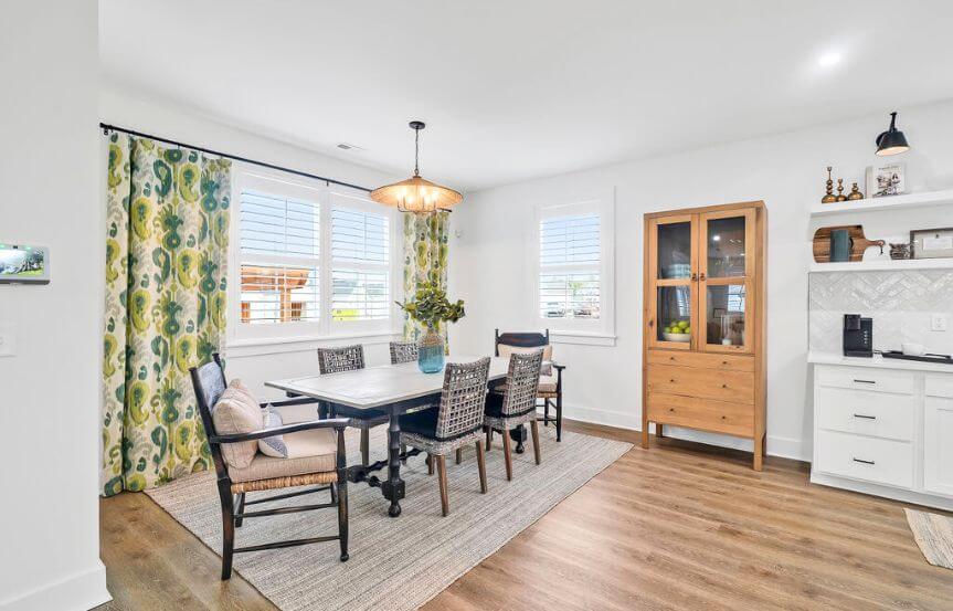 New Leaf Gates Model dining room