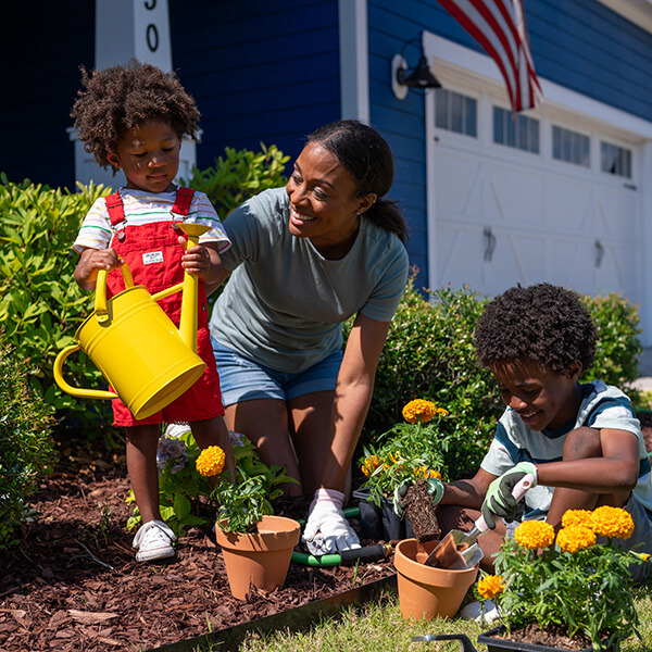 Riverlights family gardening